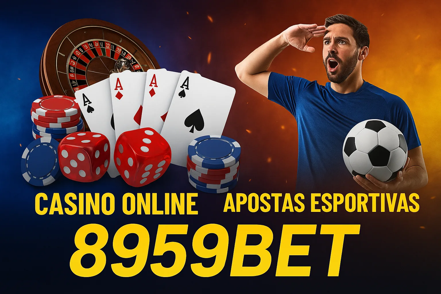 Aposte em apostas esportivas no cassino online 8959BET